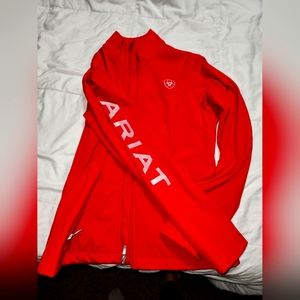 Women's Red Ariat Softshell Jacket - Medium